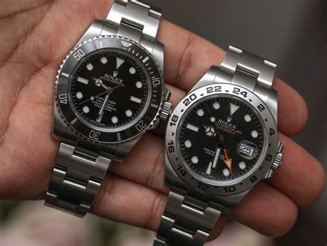 rolex explorer 40mm retail price|rolex explorer 40mm vs submariner.